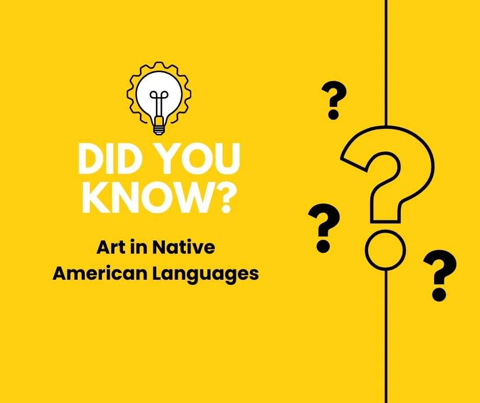 Art in Native American Languages