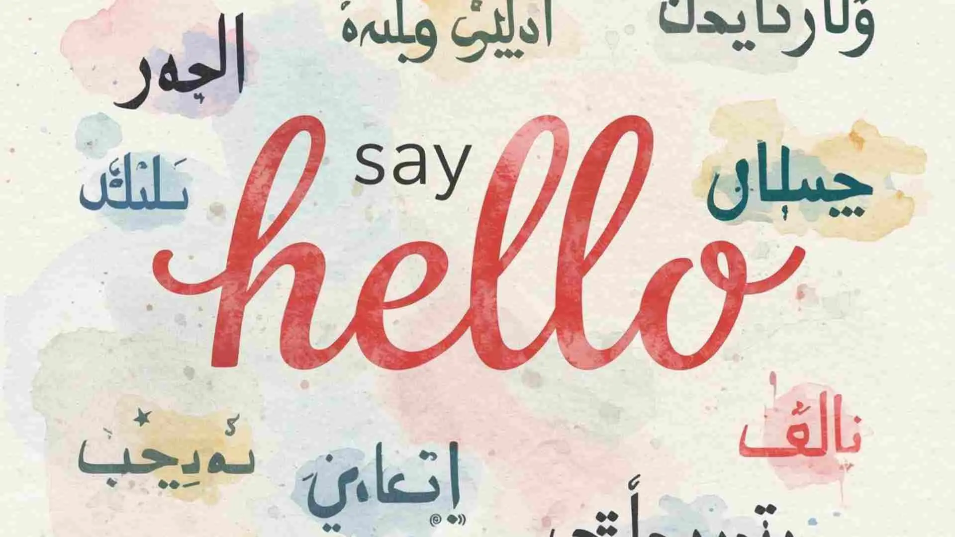Say Hello in Different Languages