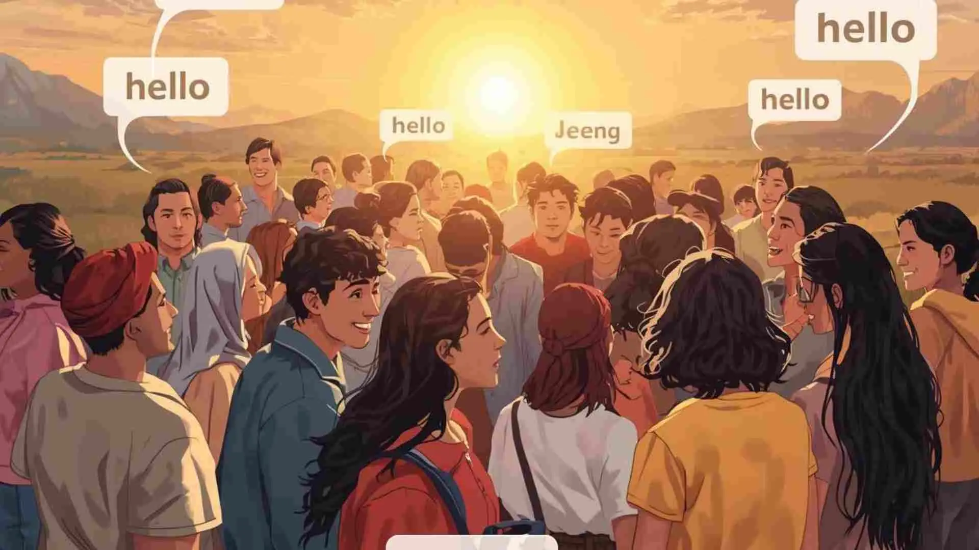 Say Hello in Different Languages