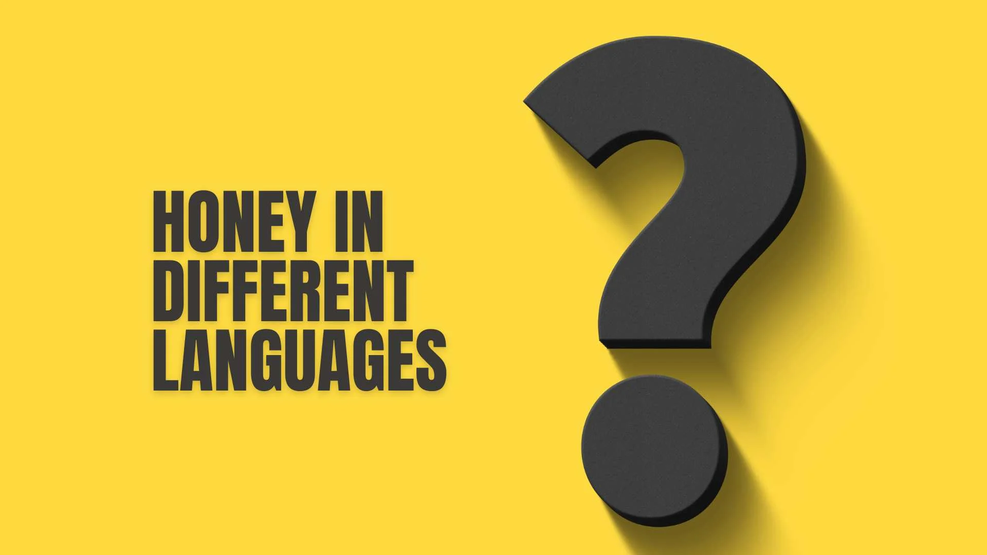 Honey in Different Languages | A Sweet Guide to Global Translations 2026