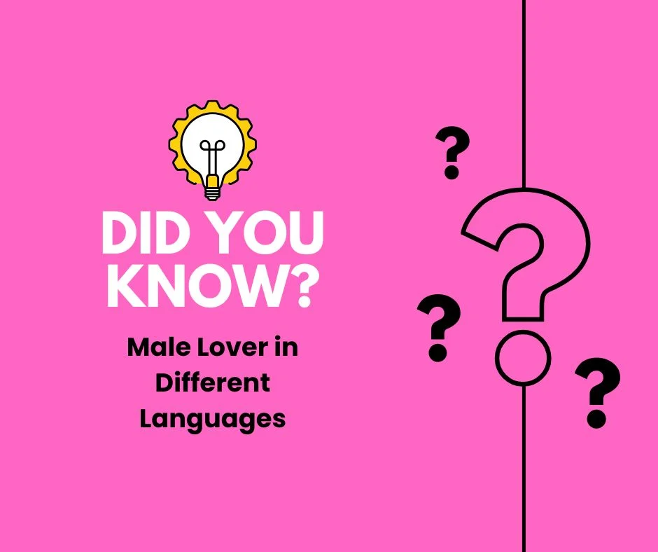 Male Lover in Different Languages