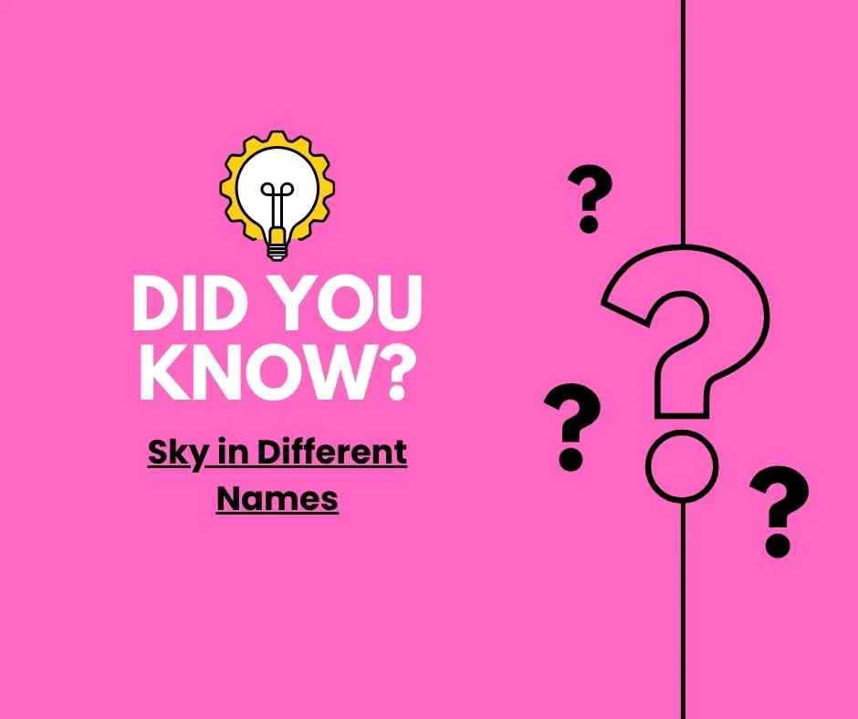 Sky in Different Names