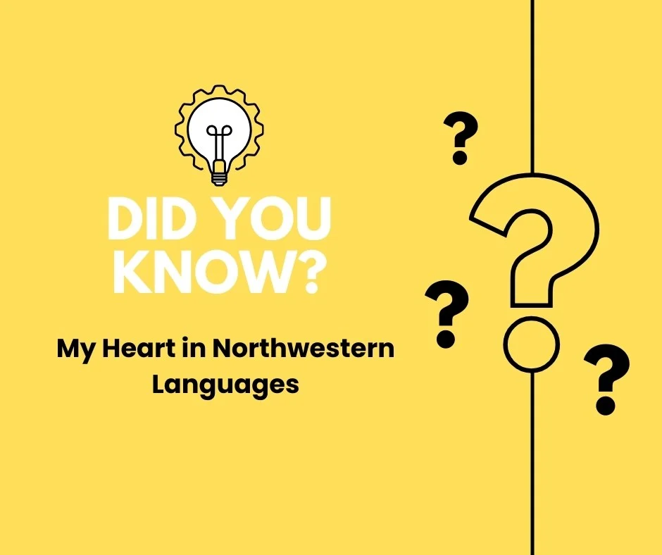My Heart in Northwestern Languages