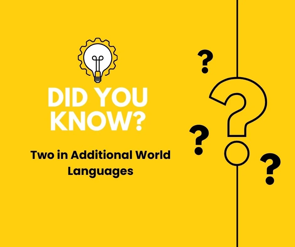 Two in Additional World Languages