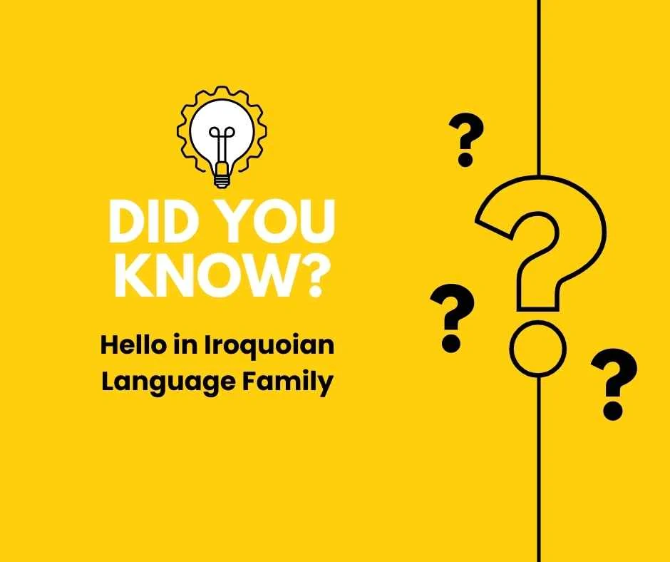 World Languages Hello Poster