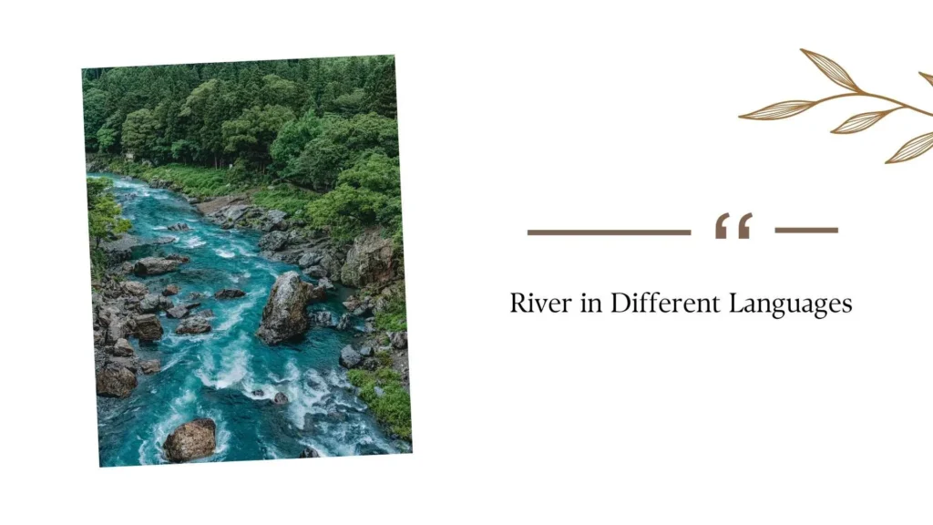 River in Different Languages