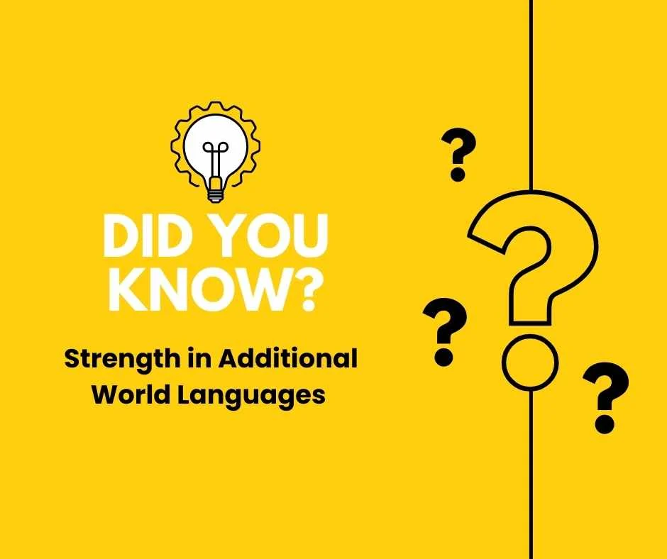 Strength in Additional World Languages 