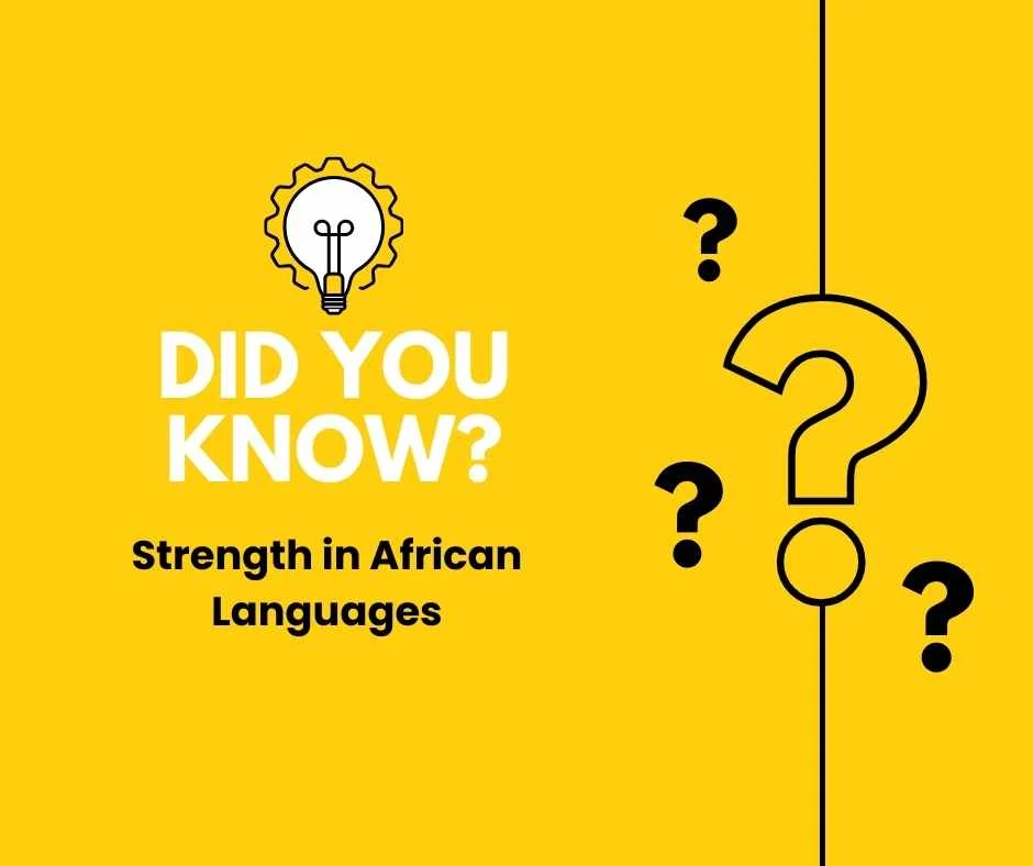 Strength in African Languages