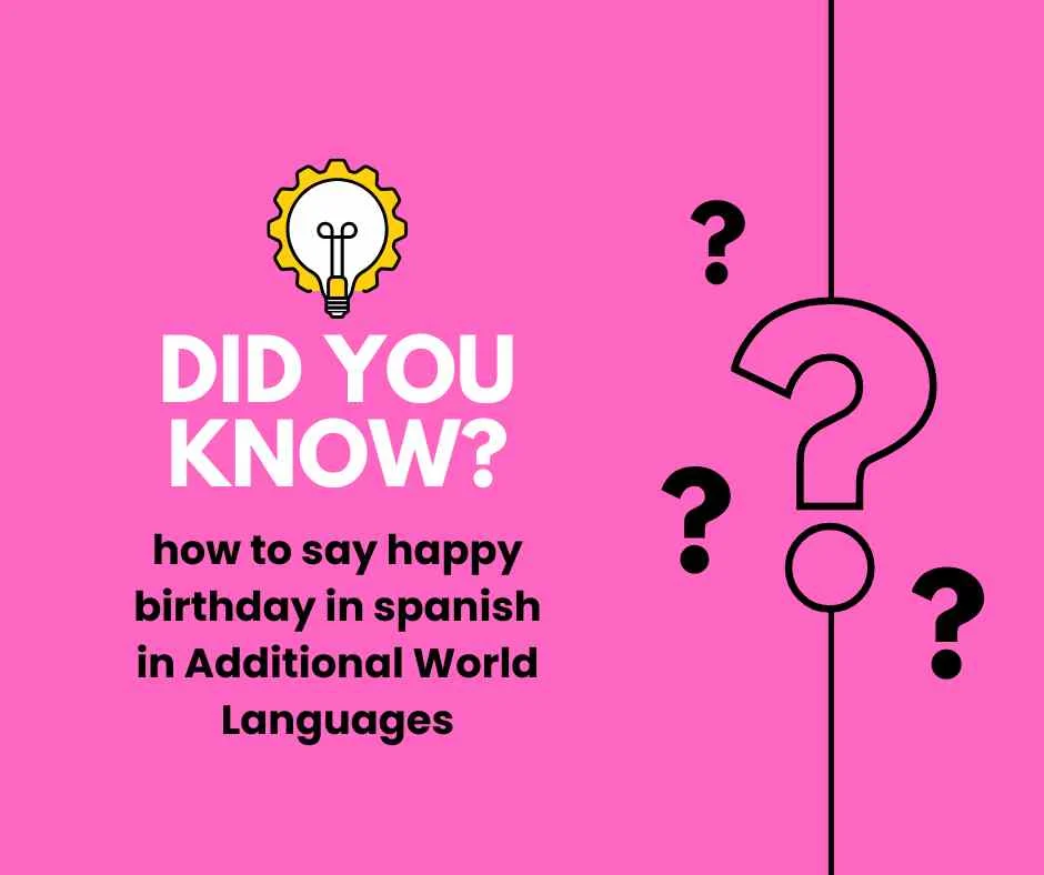 How to Say Happy Birthday in Spanish