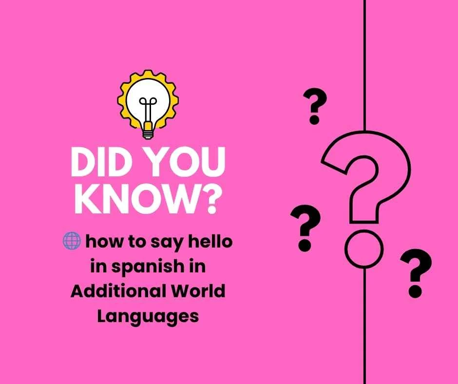 How to Say Hello in Spanish